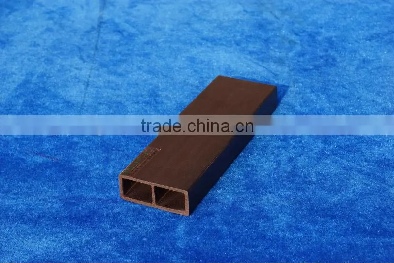 wood textured wpc tube