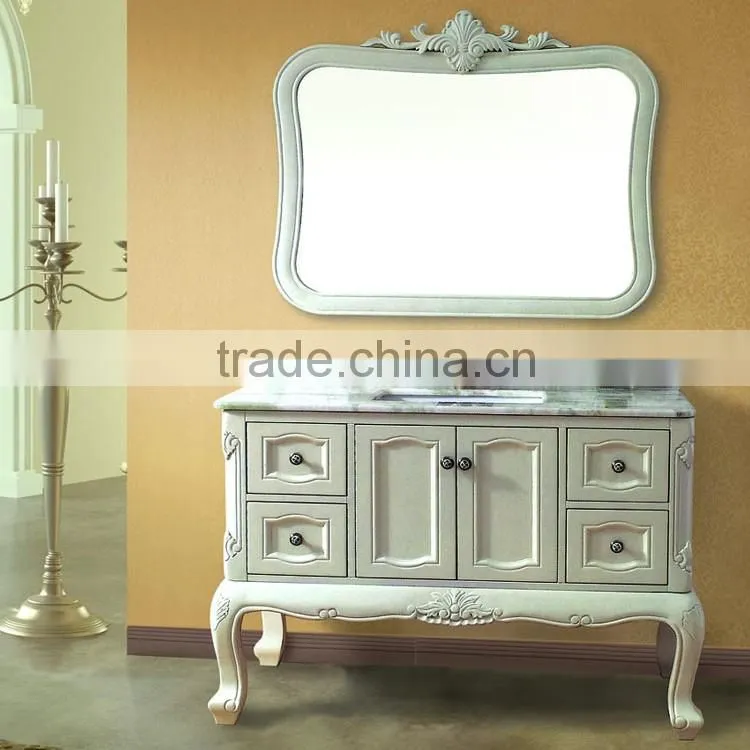 Foshan bathroom vanity furniture white European WTS135