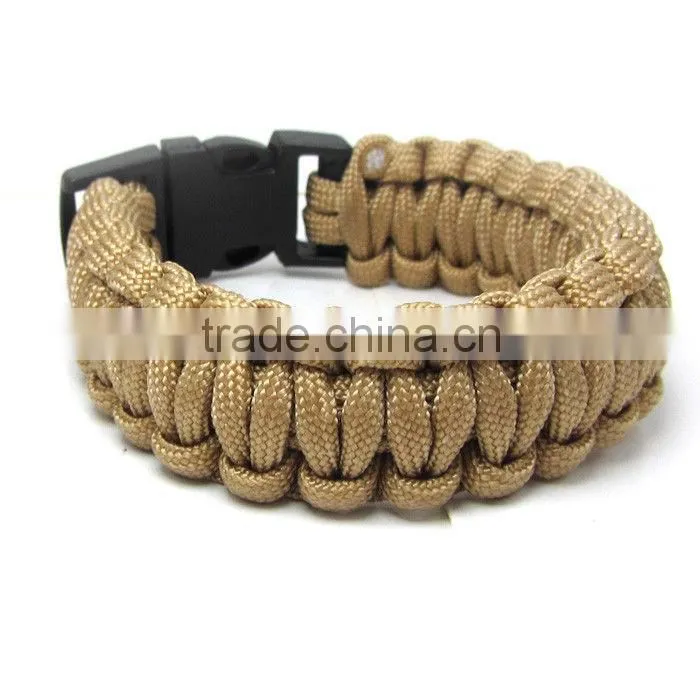 Promotion Outdoors self rescue paracord bracelet survival bracelets