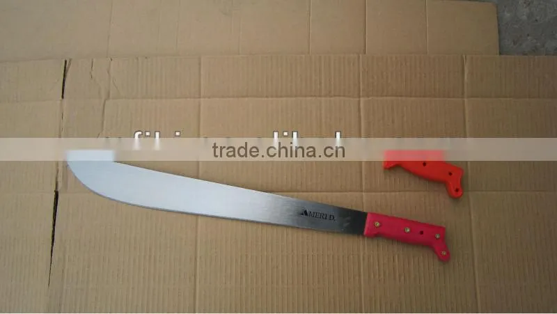 plastic handle high quality carbon steel machete
