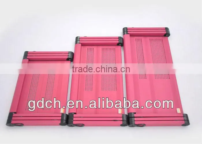 Portable folding design adjustable computer monitor stand