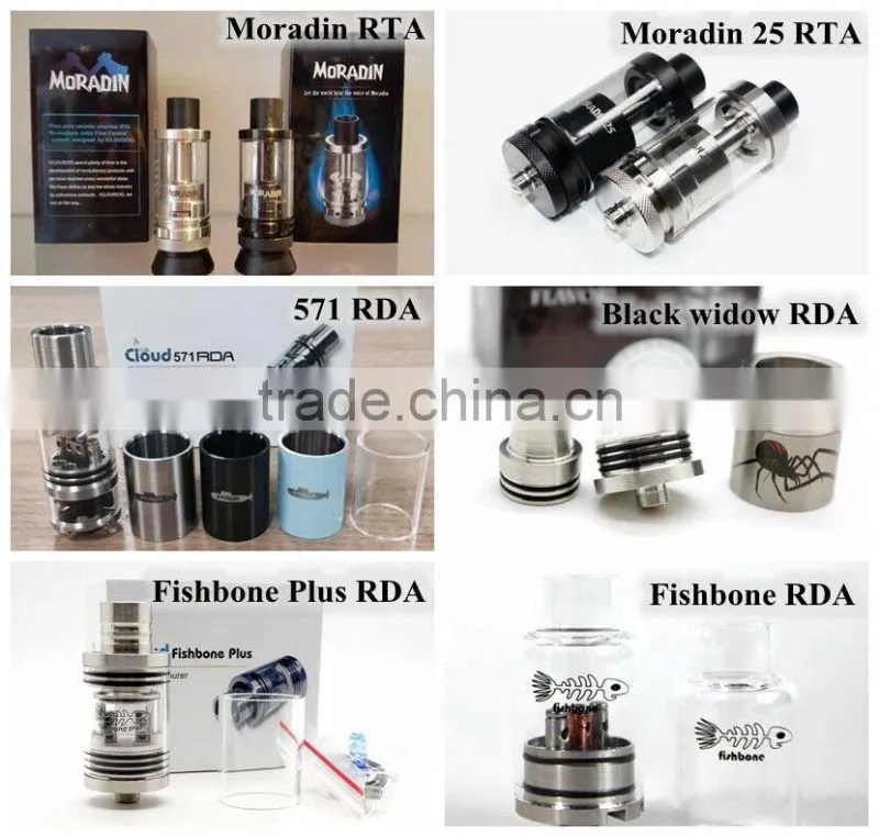 25mm vape rta atomizer tank icloudcig original Moradin mini rta / Moradin 25 rta in stock