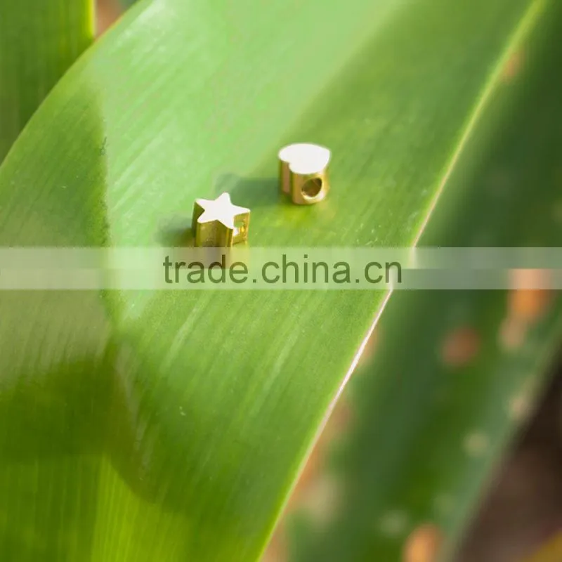 Delicate Stainless Steel Custom Small Bead Charm for Kids
