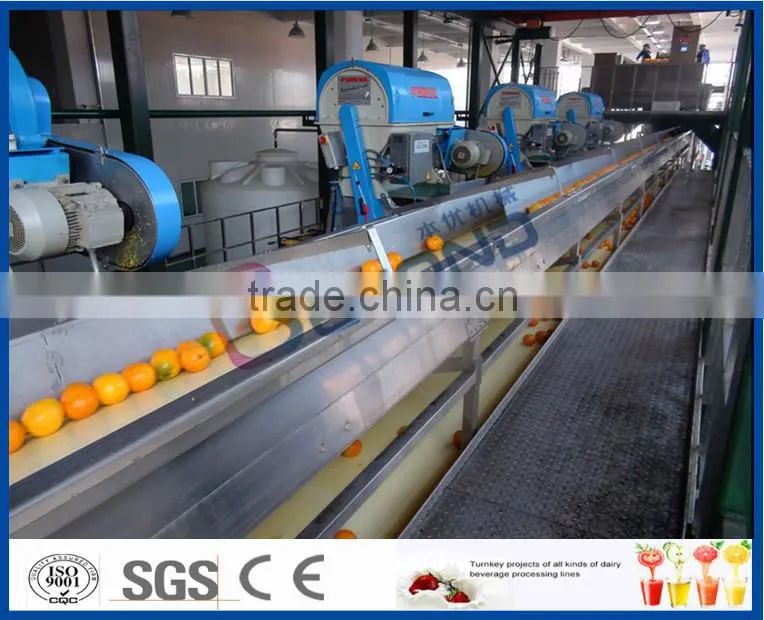 Orange processing line
