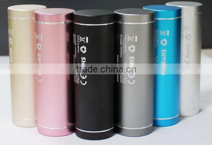 new arrival cylinder power bank 4000mah