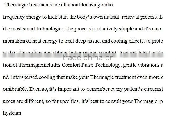 AYJ-T28 factory price Thermagic RF Beauty Machine