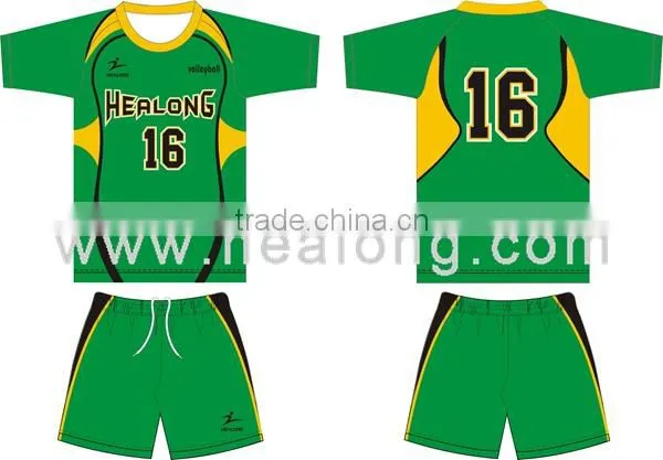 100%polyester custom logo volleyball clothing creen printing