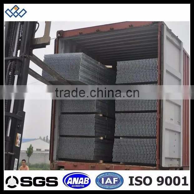 plain galvanized durable i bar type steel grating