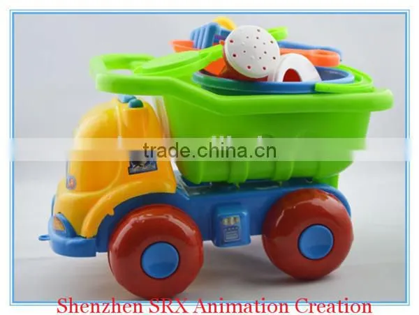 OEM wholesale plastic trolley sand pit tools set beach toys summer toys,outdoor summer toys colorful beach toys,play summer toys