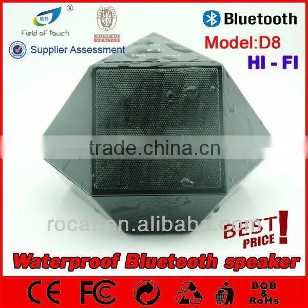 My Speaker D8 black diamond waterproof hifi speaker, NFC Speaker,stereo sound speaker