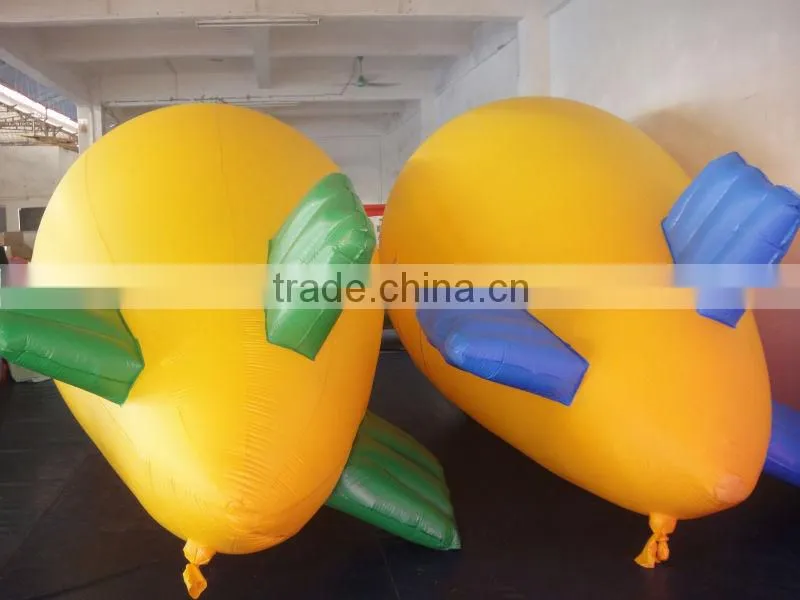 Hola red airship/helium balloon for advertising