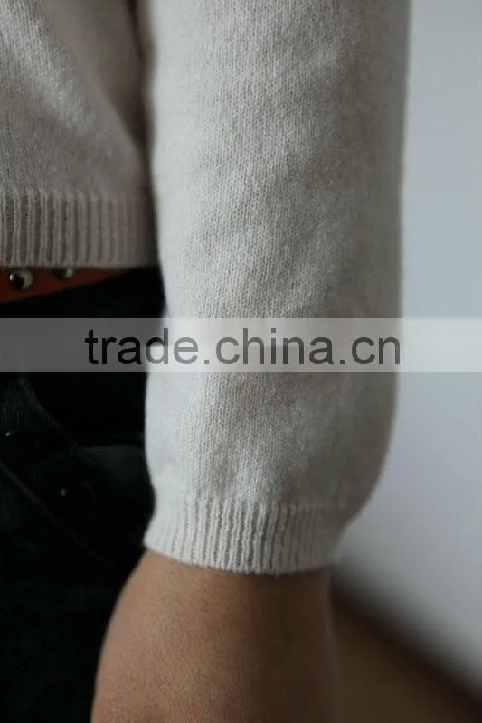2013 new pure Cashmere V-neck pullover