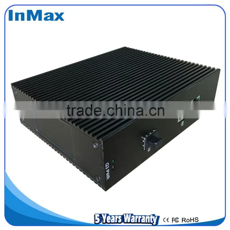 3 ports gigabit 1x1000BaseX SFP and 2x10/100/1000BaseT(X)Ports Din-Rail Gigabit Industrial Ethernet Switches i503A