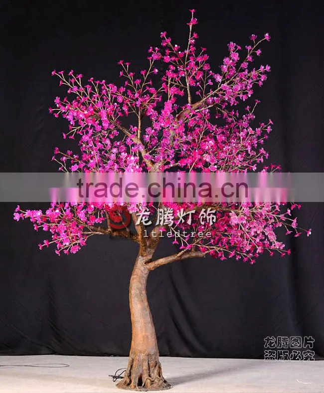 Hotel square garden new arrival 24V led light cherry tree