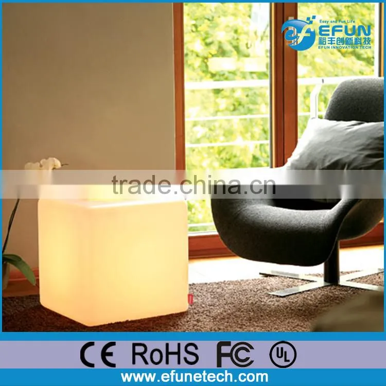 rgb color illuminated bar furniture,dmx led cube portable light bar table