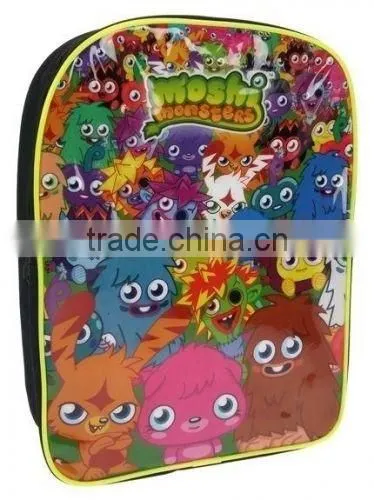 Kids TV Character PVC Front School Bag Rucksack Backpack Brand New Gift