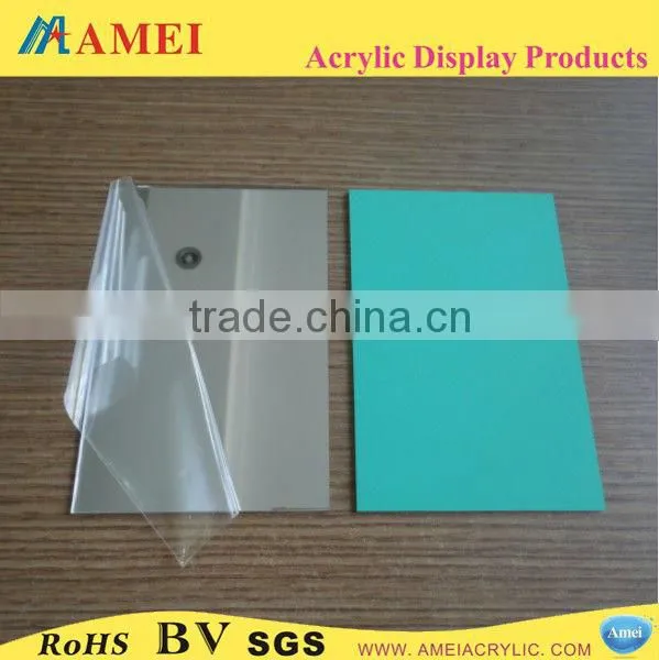 Promotional clear acrylic wall mirror