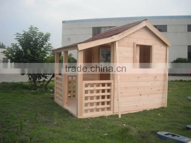 2016 Hot Sale Kids Outdoor Wooden Playhouse