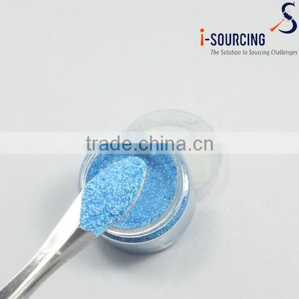 blue,orange and green glitter powder