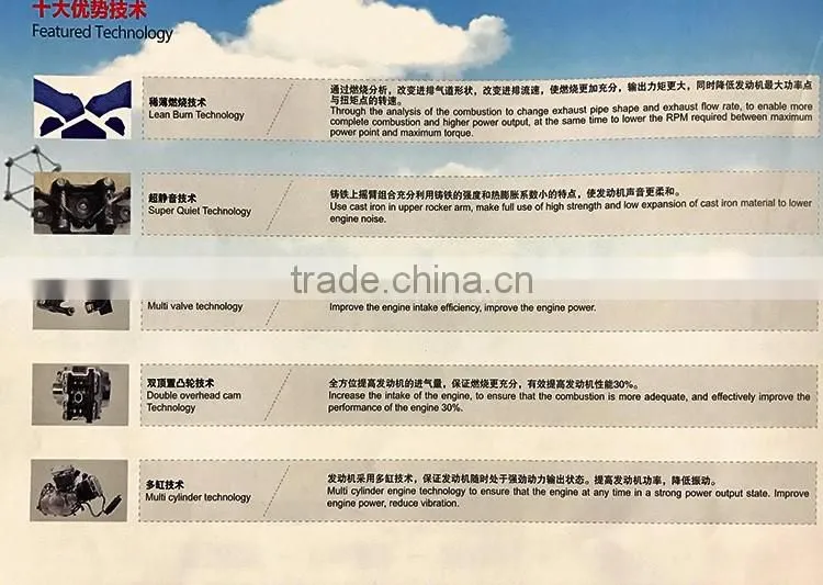 Chinese Cheap CVT 300cc Engine Motor Automatic Transmission Water cooled 4 Valves Manual start For ATV