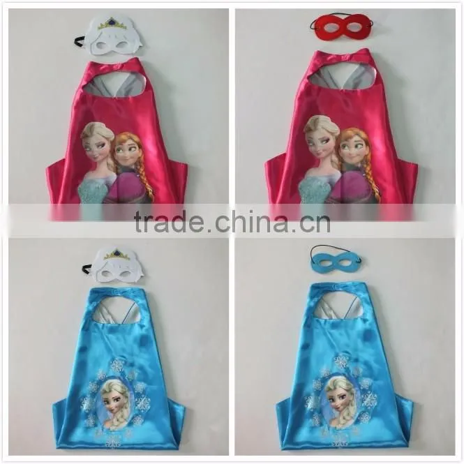 YS Manufacturer Children Birthday Party Wholesale Superhero Cape and Mask