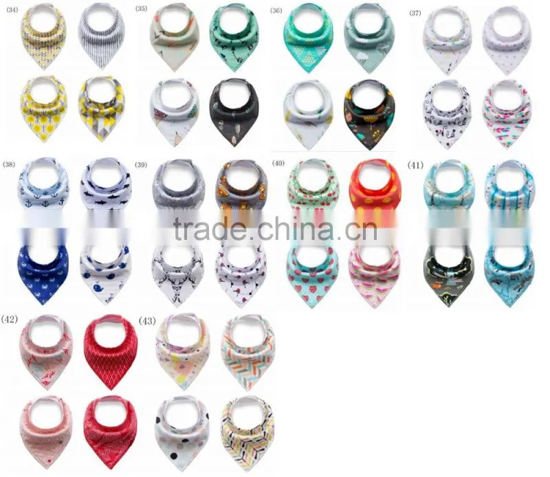 wholesale Best quality Bandana Drool Cotton Teething Baby Bibs