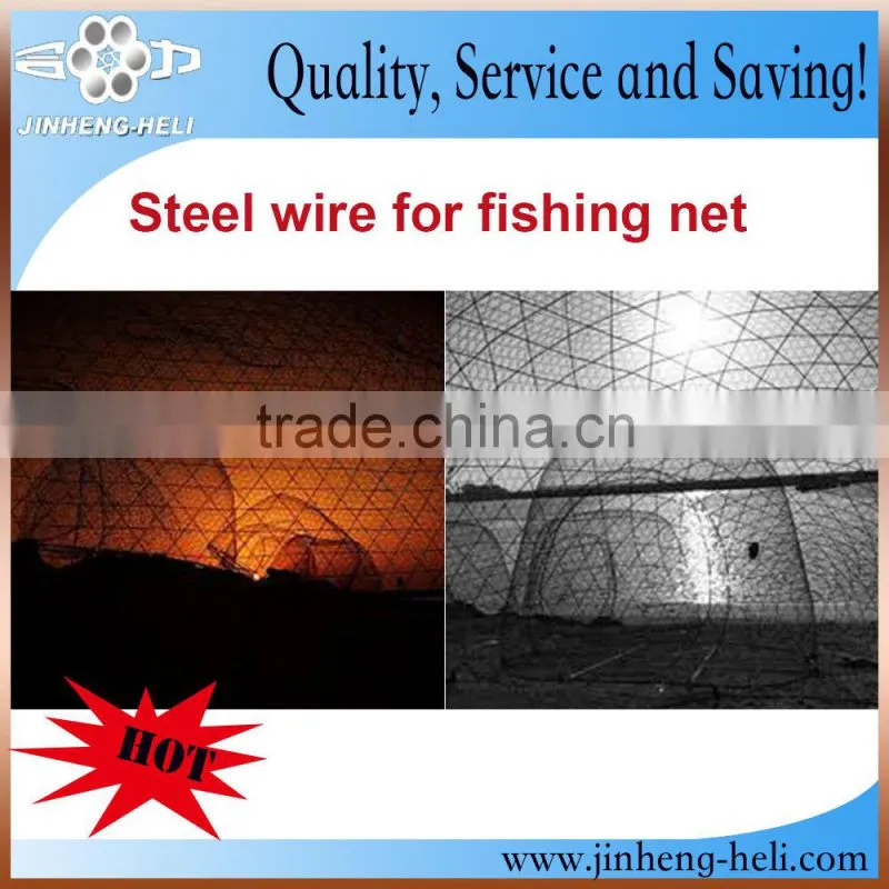 Galvanized steel wire for fishing mesh 18 gauge