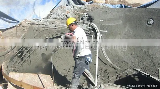Smallest 12M3/h concrete grout pump