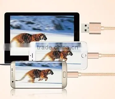 Hot sale for wholesale 2 in 1 usb cable 2016 new product