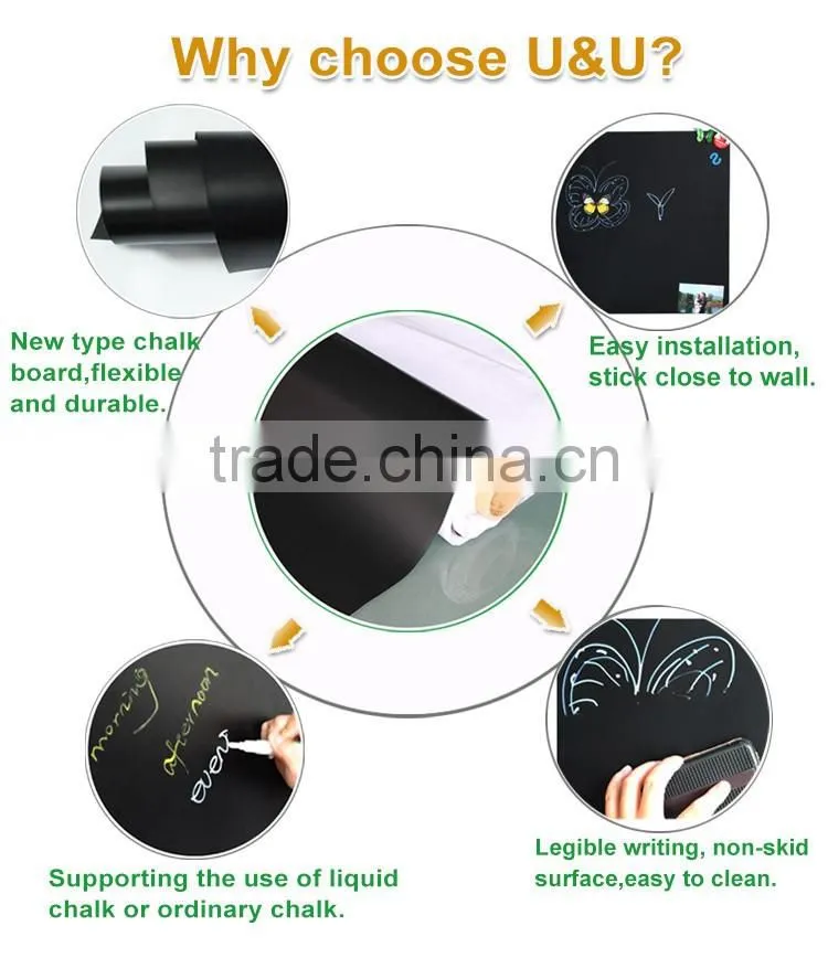 Chalk Black Writing Board Decorative Magnetic Chalk Board Decorative Magnatic Chalk Board