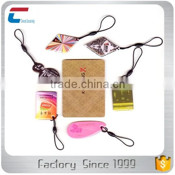 Rewritable Passive Epoxy Waterproof Rfid Smart Key Fob Tag Mini Key Card