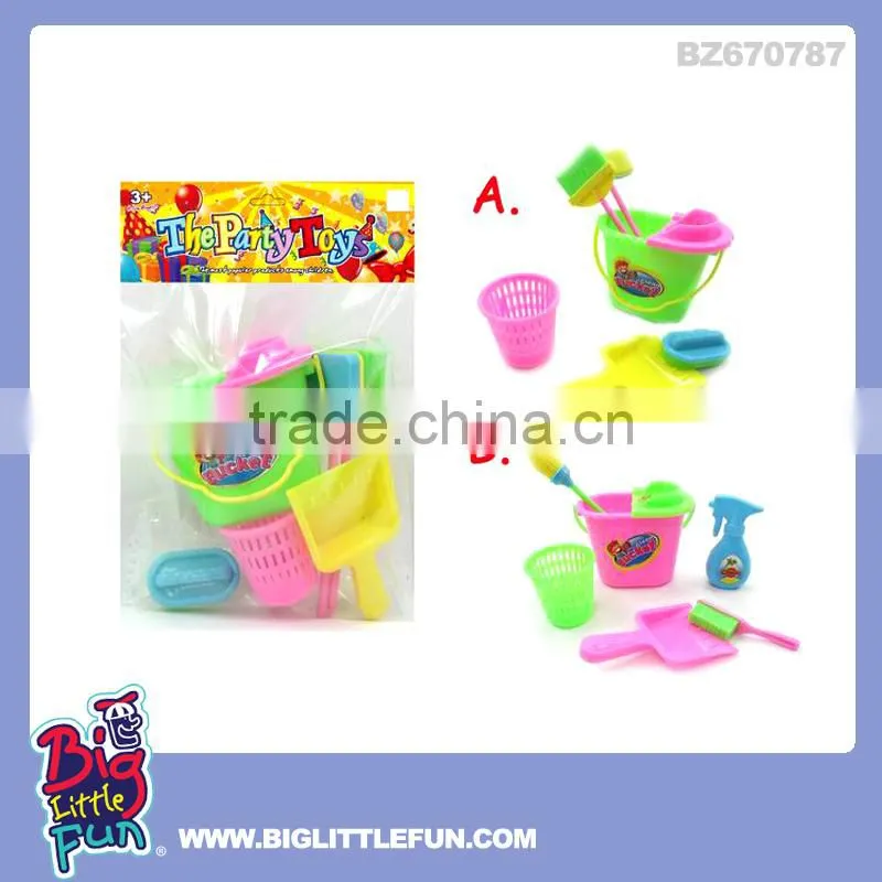 Funny toy pretend play house wotk toy cleaning set