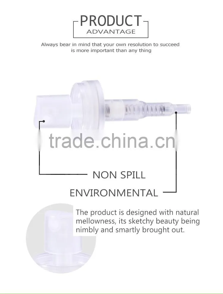 High quality luxury plastic colourful cream pump sprayer lotion pump