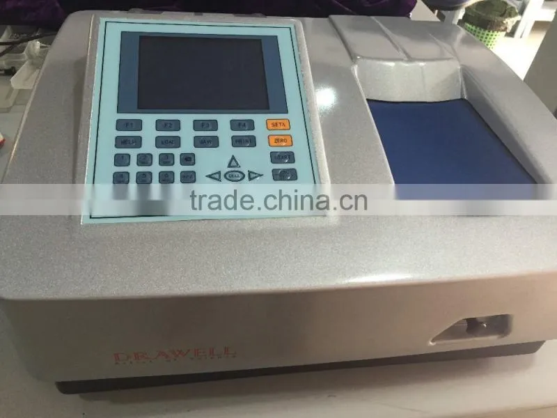 Lab equipment of Split Beam UV vis spectrophotometer
