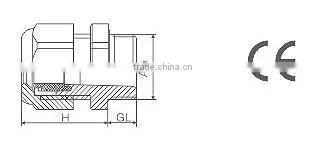 Dustproof Superior Nylon United structure PG48 39-44mm Cable Grand