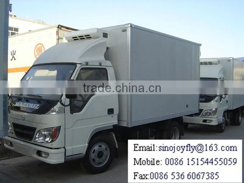 fiberglass isolated truck box in panels special vehical