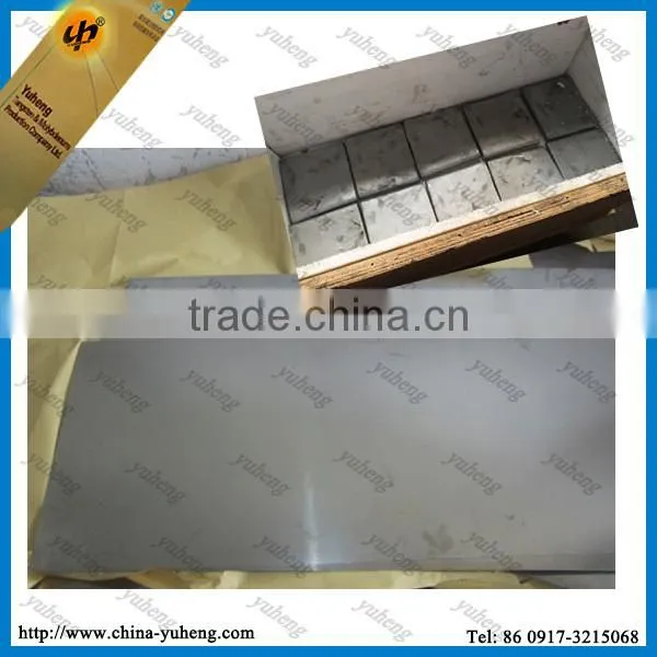 Molybdenum sheet /plate for sapphire growth support assembly