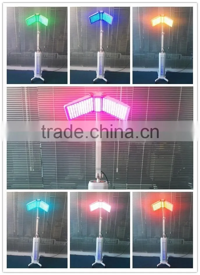 2017 new 7 color PDT skin rejuvenation led light therapy system