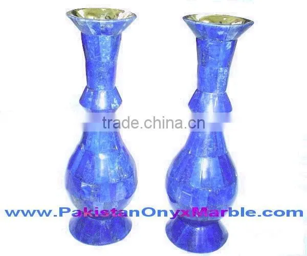 Pakistani Best Price FLOWER VASES LAPIS LAZULI HANDICRAFTS