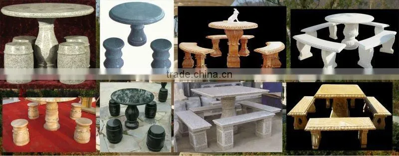 Hand Carving Square Red Marble Table