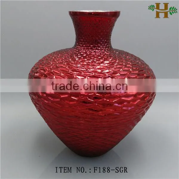 wholesale tall different color glass vase