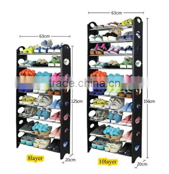 Oval Folding Rotating Shoe Rack