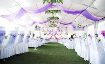 white polyester table cloth for wedding or hotle use