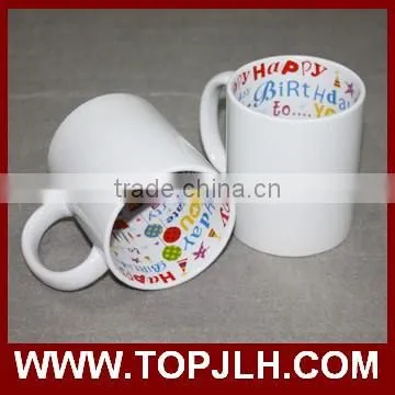 Personalized style heat transfer printed gift coffee cup