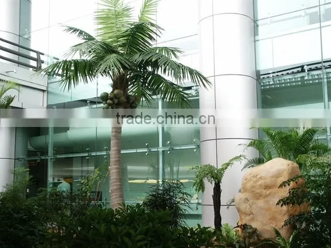 Home garden edging decorative 5ft to 16ft Height outdoor artificial green plastic palm trees EDS06 0840
