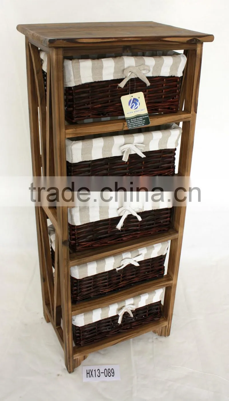 living room cabinet with woven basket wicker basket cabinet