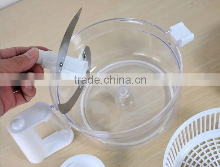 Hand crank veggie chopper as seen on tv