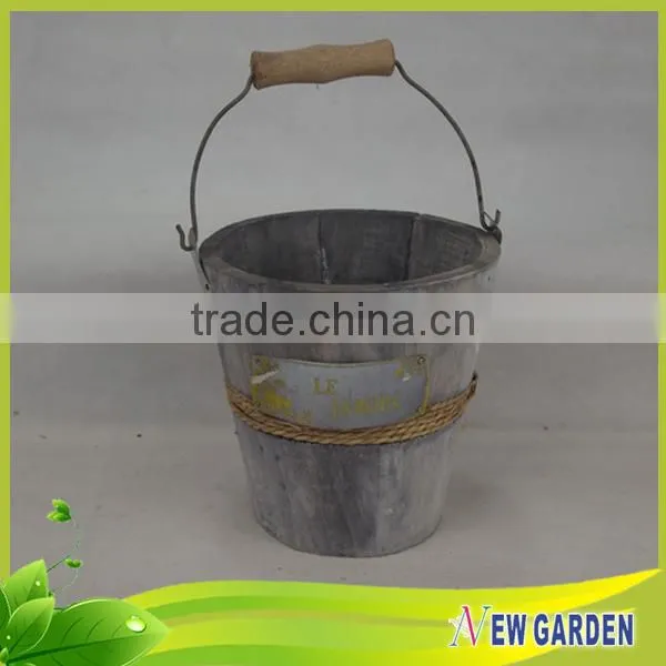 Cheaper Economical Round Wall Mounted Flower Basket with Handles