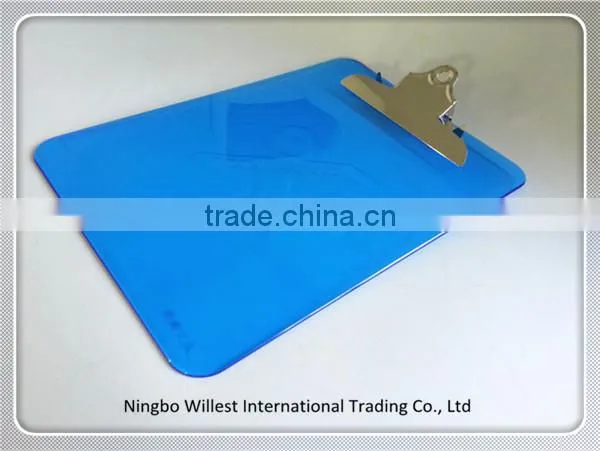 A4 butterfly blue PS writing clipboard