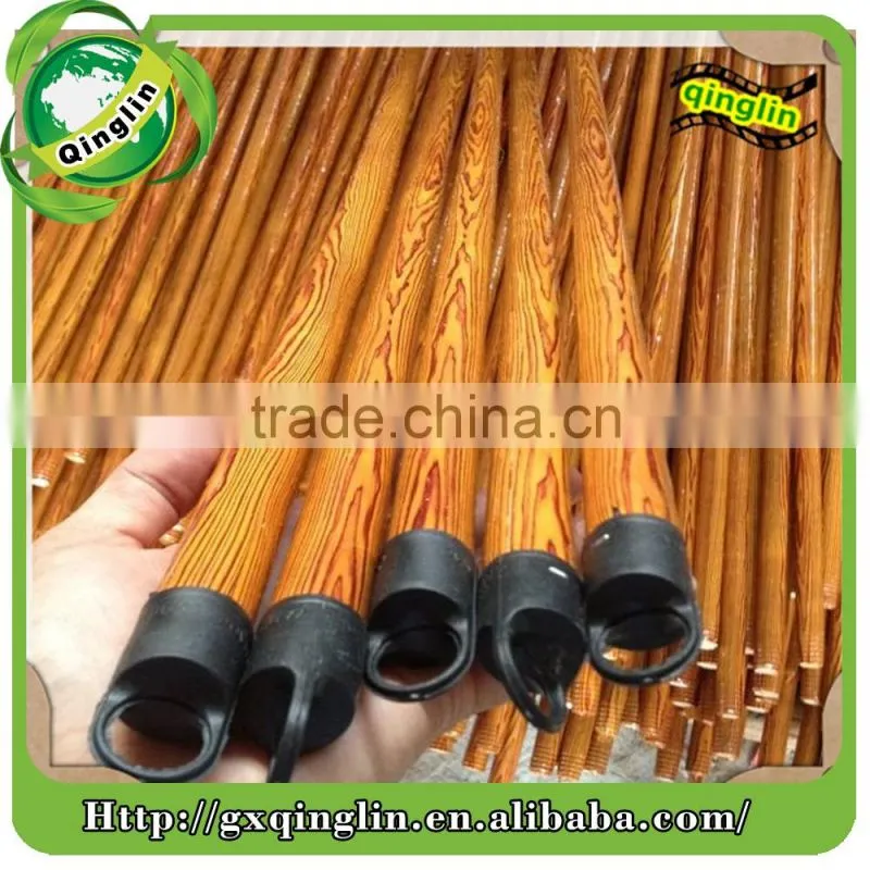 natural wood handle pvc coated wood handle varnished wood handle